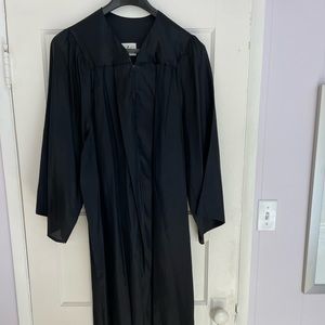 Black Graduation Gown 5’9” - 5’11”